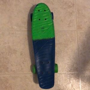 Partially used skateboard